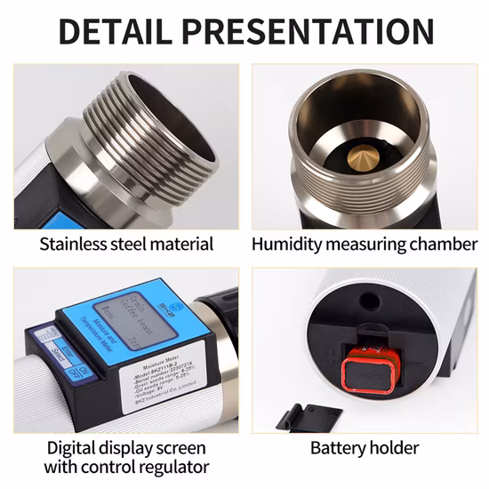 Skz111b-2 Coffee Beans Water Analyzer Digital Grain Seed Humidity Tester Moisture Meter