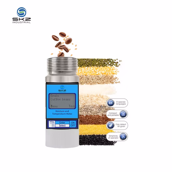 Skz111b-2 Coffee Beans Water Analyzer Digital Grain Seed Humidity Tester Moisture Meter