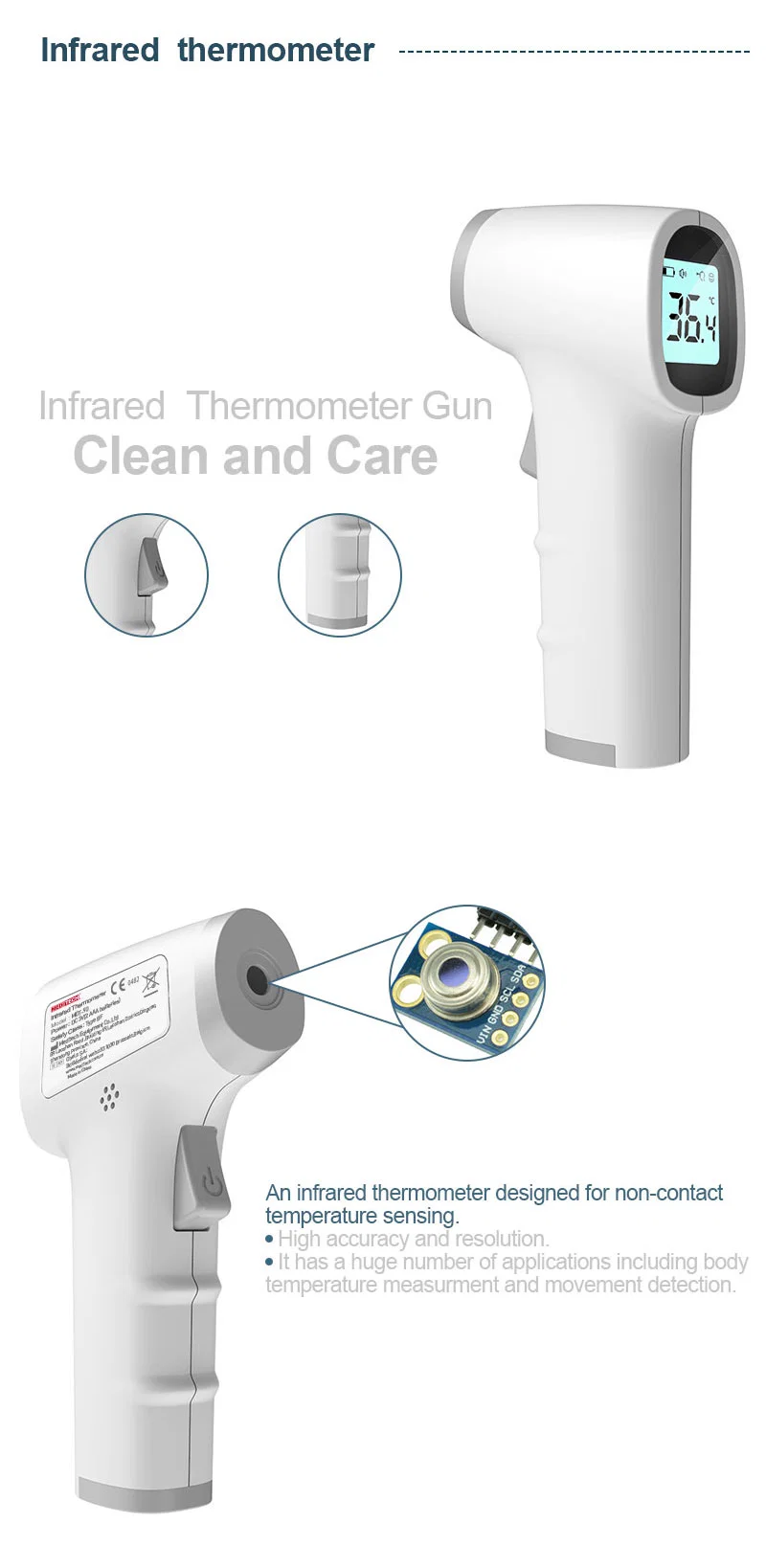 Environmental Measurement Meditech Forehead Thermometer