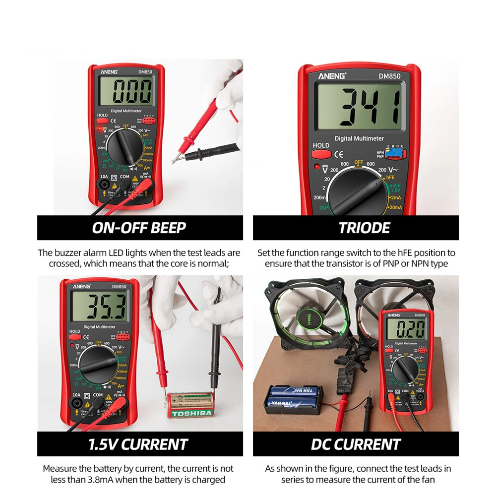 Aneng 1999 Counts Professional Electric Digital Multimeter