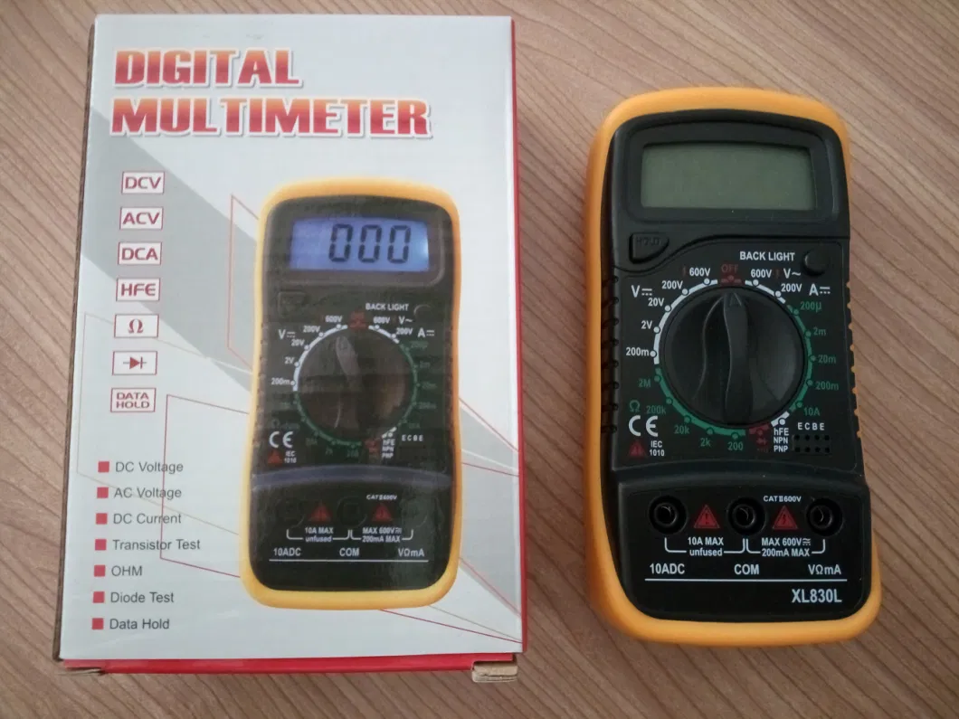 Professional Mas830L Portable Digital Multimeter