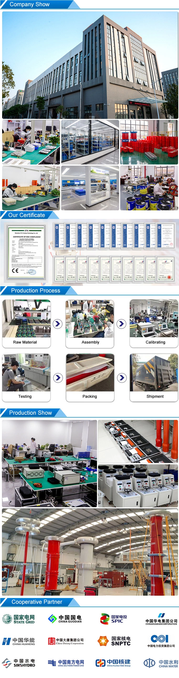 Ht-1200 Relay Test Set Secondary Current Injection Test Kit Six Phase Relay Protection Tester